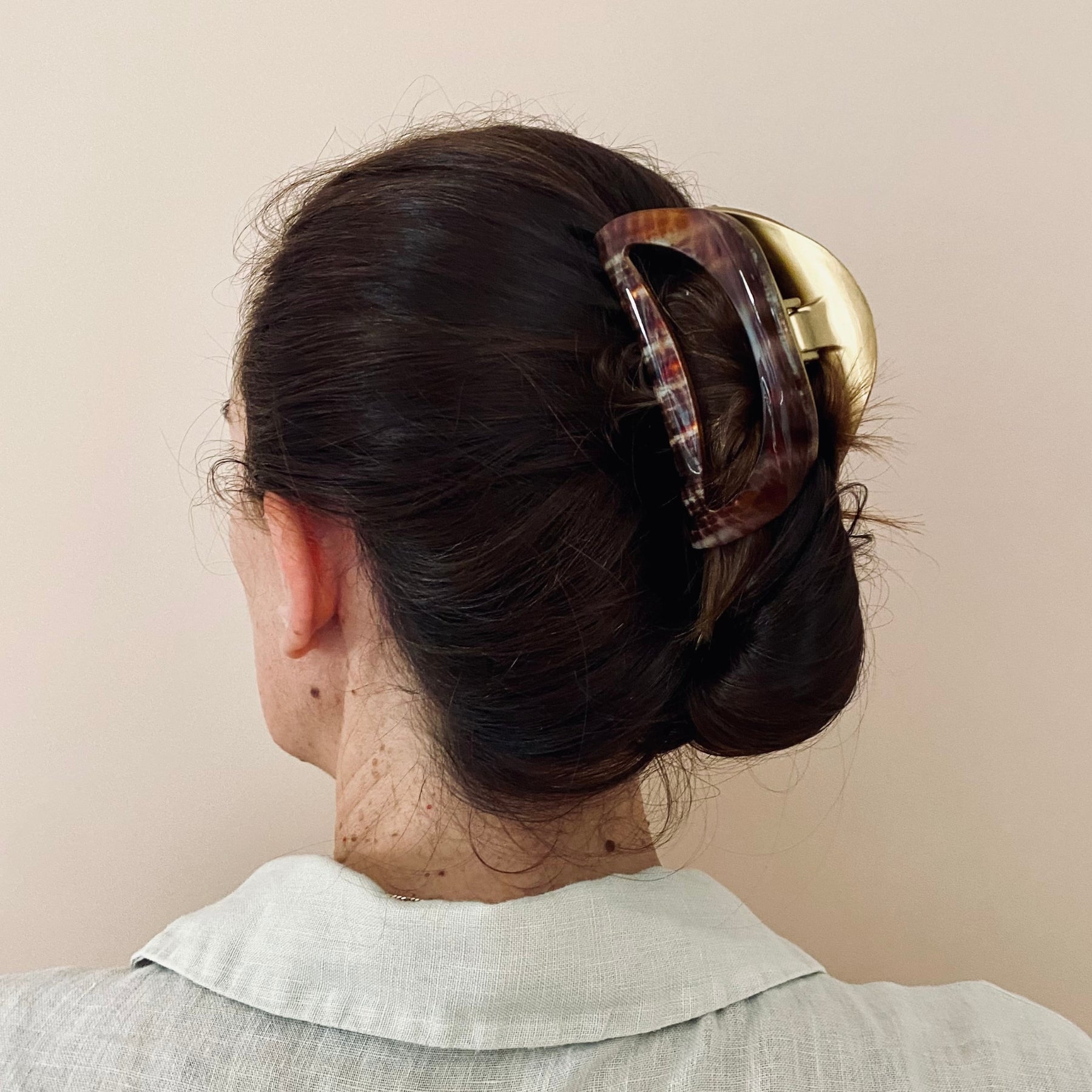 Barrette à cheveux sur métier à tisser, pince française, accessoire Barrette à cheveux sur métier à tisser, pince française, accessoire
