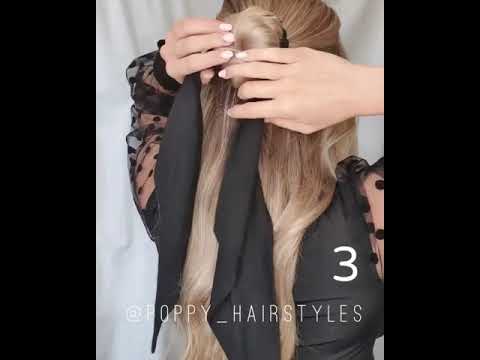 TUTORIEL DE COIFFURES AVEC LE CHOUCHOU FOULARD TUTO FOULCHIE NOIR