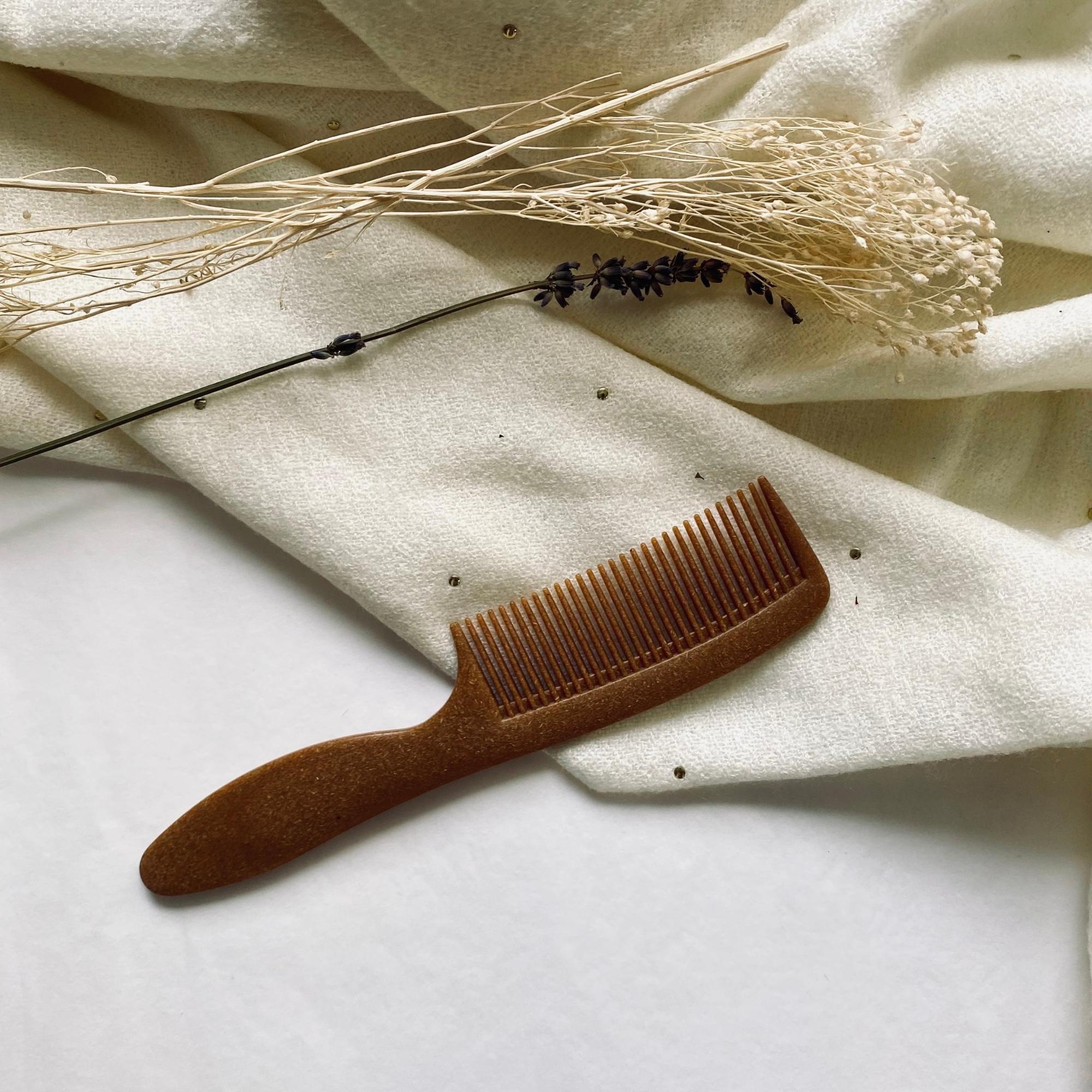 Peigne à cheveux écologique pour cheveux lisses made in France