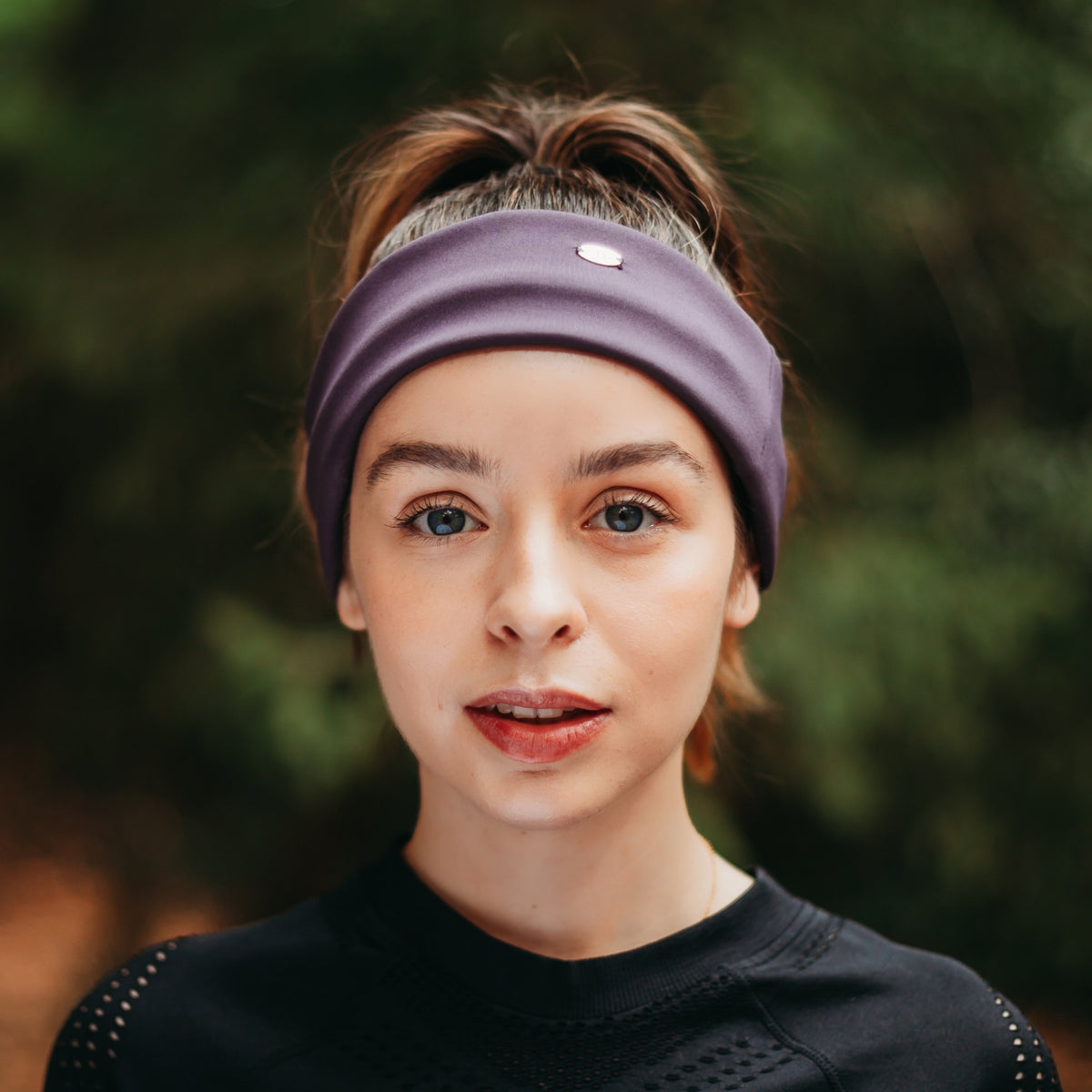 Ozaelle - Charlie headband special sport - Purple - ecological - France